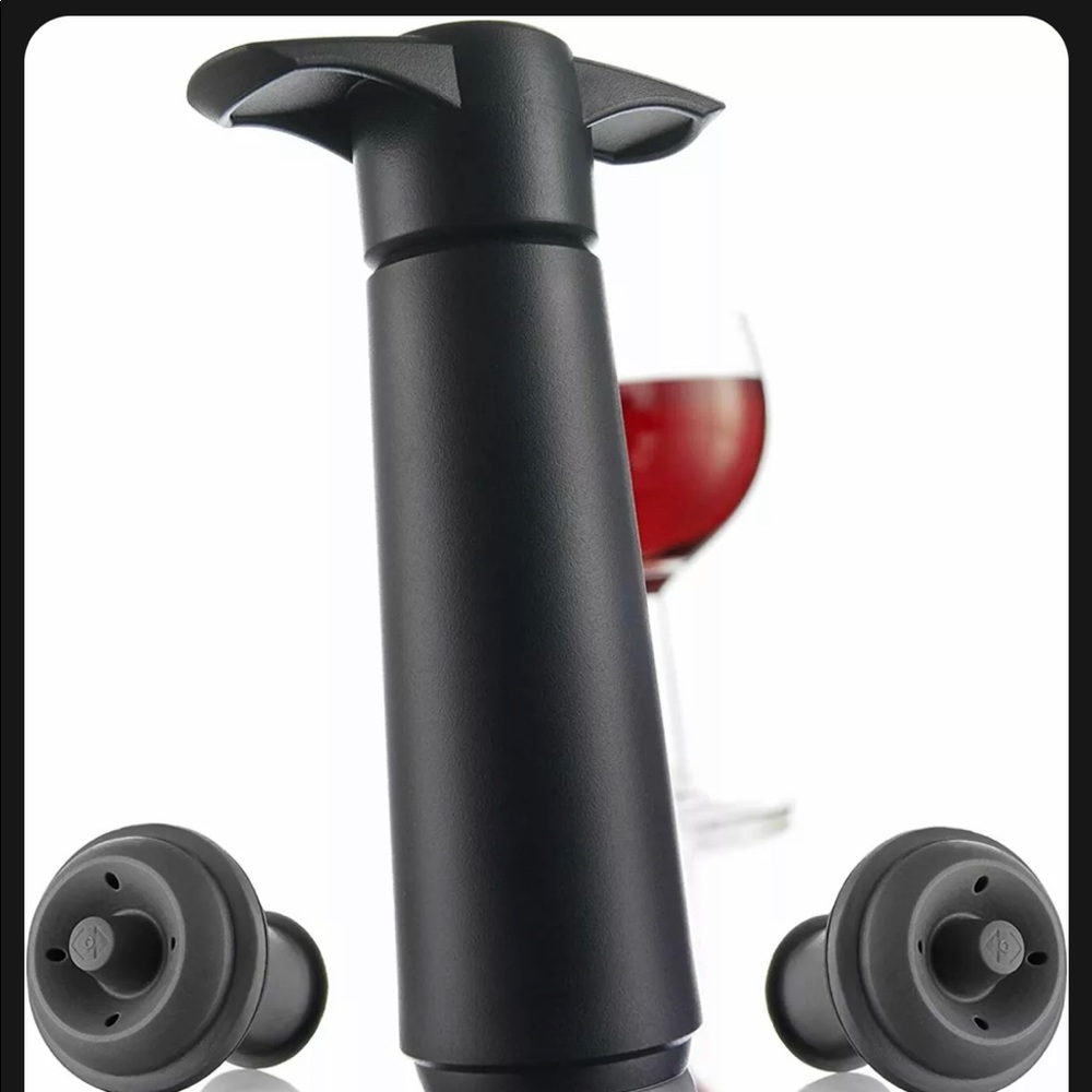 Original Vacu Vin Wine saver pump w plugs